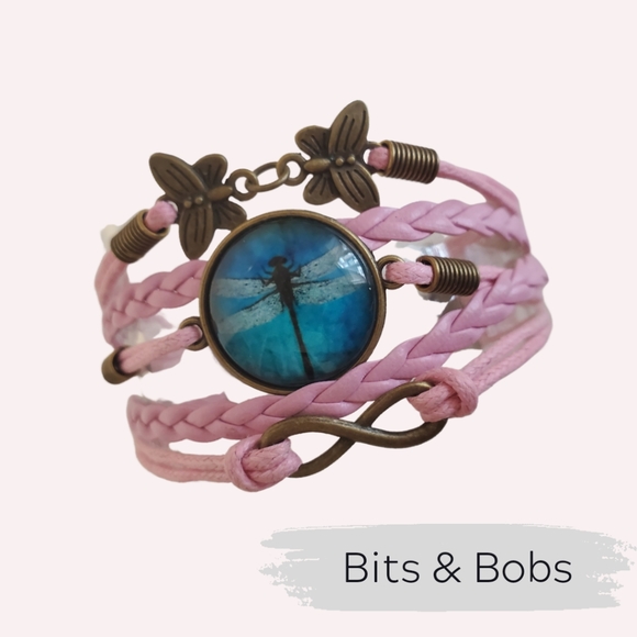 💐3 for $25💐 Dragonfly & Butterfly Multi-strand Bracelet - Picture 1 of 4